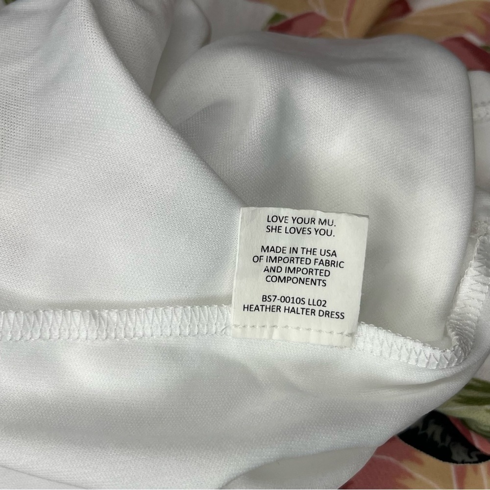 Show Me You MuMu NWT Heather Halter Maxi Dress in Lily Lady Pink and White XL - Picture 13 of 14